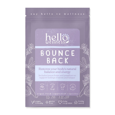 Hello Wellness | Bounce Back Nat Calm Energy Herbal | 60caps