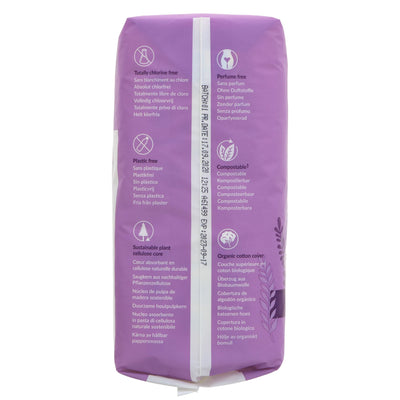 Natracare Maxi Pads - Super, organic and plastic-free, ideal for medium to heavy flow days. Vegan and compostable!