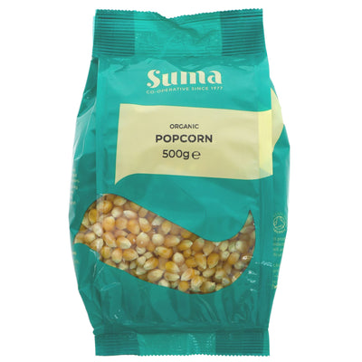 Organic, vegan popcorn by Suma - guilt-free snacking for movie nights or as a healthy grain alternative. Sweet or salty, the choice is yours!