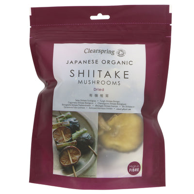 Organic and vegan shiitake mushrooms - perfect for stir-fries, soups, and Dashi broth. No VAT charged.