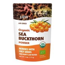 Loov | Organic Sea Buckthorn Air-Dried Powder 113g | 113g