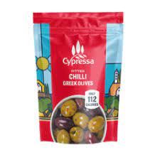 Cypressa | Greek Olives in Chilli Pouch | 50g