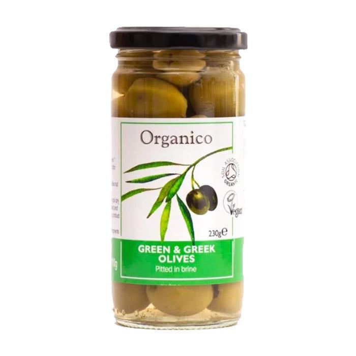 Organico | Greek Green Olives | 230g