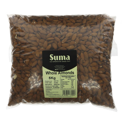 Suma Almonds - vegan, protein packed, perfect for snacking or recipes. Sold by Superfood Market since 2014.