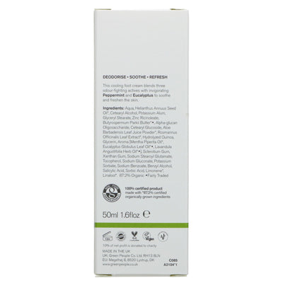 Green People | Prebiotic Foot Cream - Deodorising | 50ml