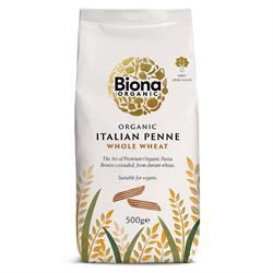 Biona | Organic Wholewheat Penne Pasta 500g | 500g