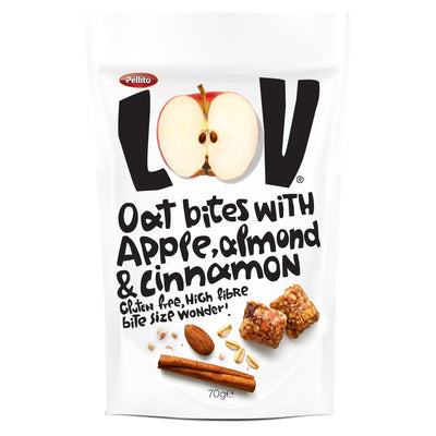 Pellito | LOV Apple Oat Cinnamon & Almond Bites | 70g