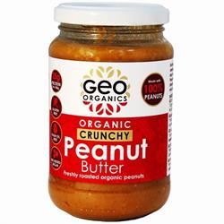 Georganics | Peanut Butter - 100% Organic Peanut Butter Crunchy 350g | 350g