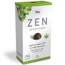 Zen | ZEN CBD Milk Chocolate Zenispheres 50g | 50g