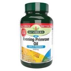 Natures Aid Promo Packs | Evening Primrose Oil - 1000mg - 90 Caps | 90 capsule