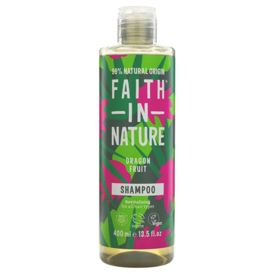 Revitalizing vegan shampoo with Dragon Fruit, suitable for all hair types. Bursting with fruity aroma and rich in vitamins and antioxidants.