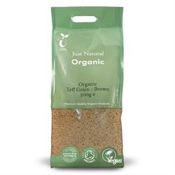 Just Natural Organic | Organic Teff Grain - Brown 500g | 500g