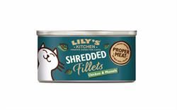 Lilys Kitchen |  Shredded Fillets Chicken & Mussels Cat Food 70g | 70g