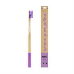 From Earth to Earth | Bamboo toothbrushes Magnificent Mauve Purple Soft | 17g