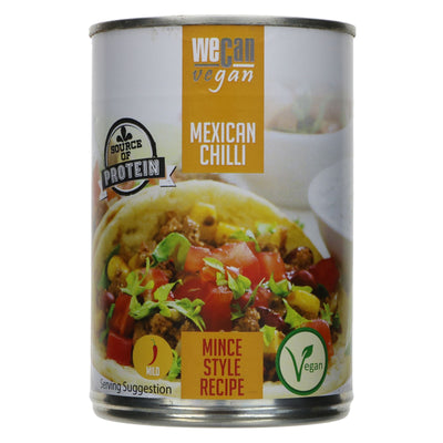 WeCan Vegan's Mexican Chilli: Vegan & No Added Sugar, Ready in Minutes!