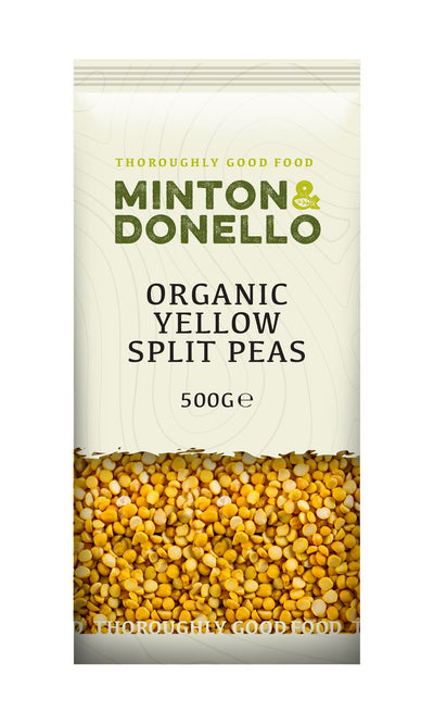 Minton & Donello | Organic Yellow Split Peas | 500g