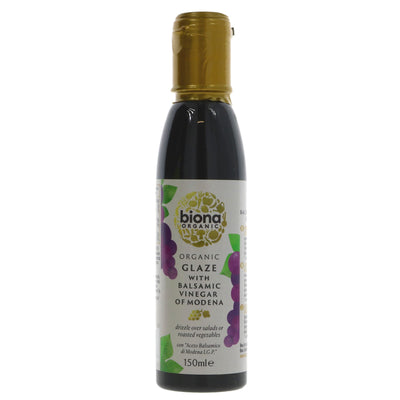 Organic, Vegan Balsamic Glaze - Perfect for adding tangy sweetness to salads, veggies, and recipes. No VAT charged.