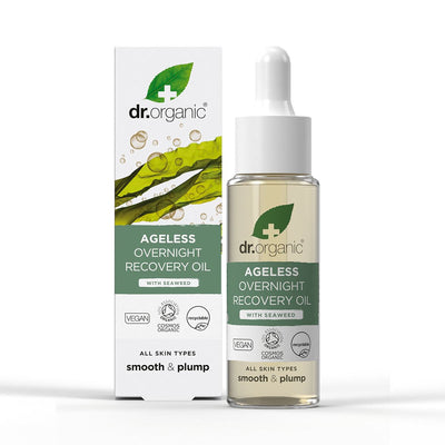 Dr Organic | Seaweed Ageless Overnight Recovery Oil | 30ml