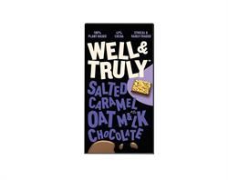 Well and Truly | Oat M&lk Chocolate with Salted Caramel 90g | 90g