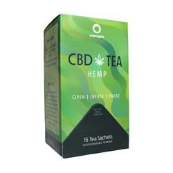 Edens Gate |  CBD Tea With Adaptogens - Hemp - 15 Tea Bags | 15bag