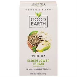 Good Earth | Good Earth White Tea Elderflower and Pear t 15 teabags | 15bag