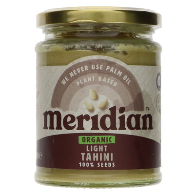 Organic, vegan light Tahini by Meridian | 270g