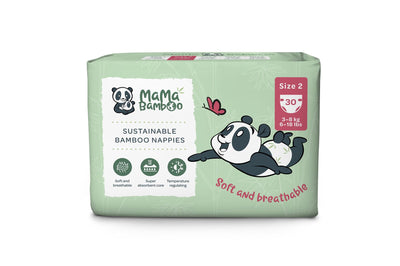 Mama Bamboo | Eco Nappies - Size 2 (Small) | 30pc