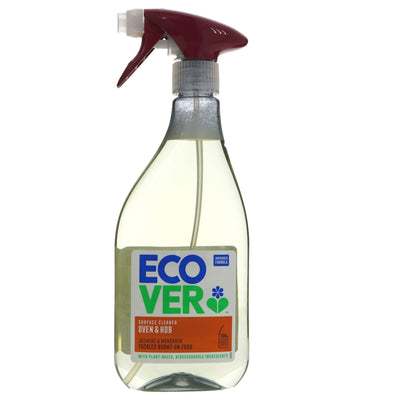 Ecover Oven & Hob Cleaner - Tough on burnt-on food, gentle on the environment. Vegan & septic tank safe.