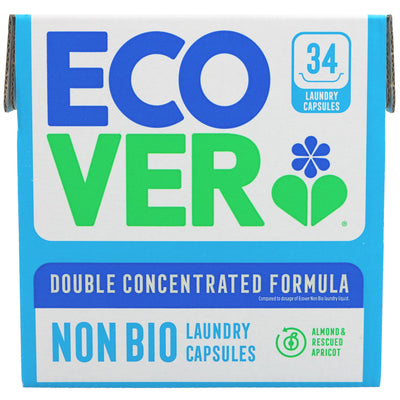 Ecover | Laundry Capsules NonBio x 34's | 34 pods
