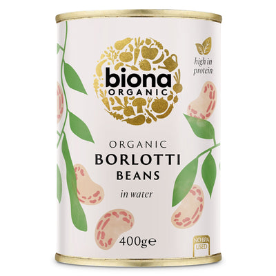 Biona | Organic Borlotti Beans | 400g