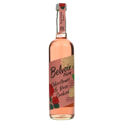 Belvoir Elderflower and Rose Cordial - Gluten-free, Vegan & No added sugar. Perfect mixer for refreshing cocktails! #Cordial #Belvoir #GlutenFree #Vegan #NoAddedSugar