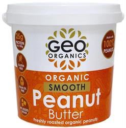 Georganics | Peanut Butter - 100% Organic Peanut Butter Smooth 1000g | 1000g