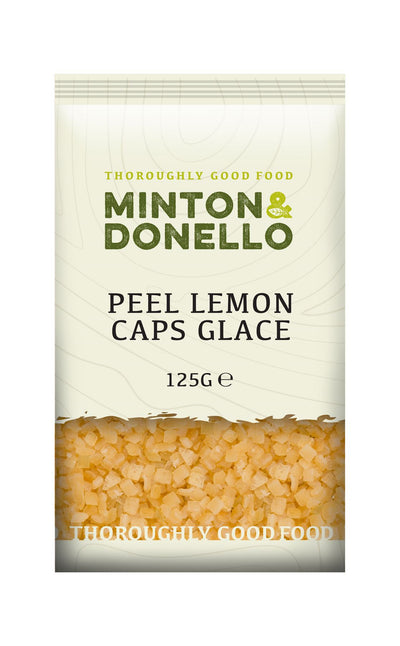 Minton & Donello | Peel Lemon Caps Glace | 125g