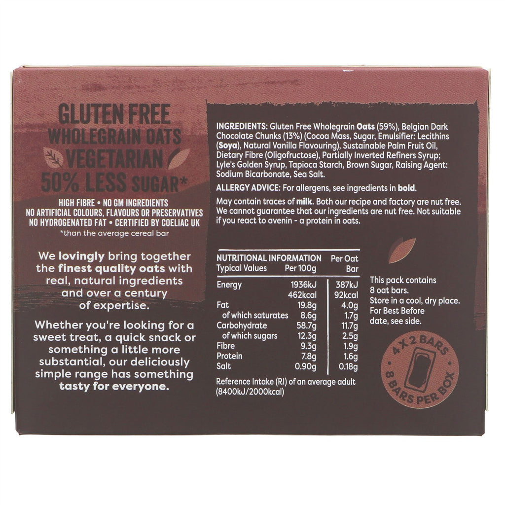 Gluten-free & vegan Belgian chocolate by Nairn's. Indulge in this delicious treat without compromising your dietary preferences.