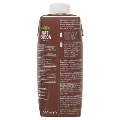 Naturli' | Oat Cocoa Drink - 10g Protein per serving | 330ml