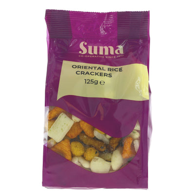 Suma Oriental Rice Crackers - Vegan, quality ingredients, delicious snack. Nuts included.