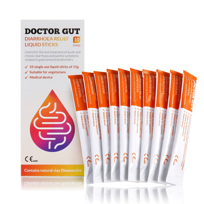 Doctor Gut | Diarrhoea Relief liquid sticks | 10x15pc