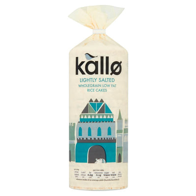 Kallo | Lightly Salted Wholegrain Rice Cakes | 130g