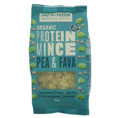 Organic Vegan Protein Mince - Pea & Fava | Gluten-Free & 50% Protein | Add to Wraps and Curries | Sold by Superfood Market