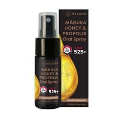 Melora | Manuka Honey & Propolis Throat Spray 20ml | 20ml