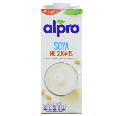 Alpro | Soya Milk Unsweetened - no sugars or sweeteners | 1l