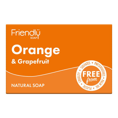 Friendly Soap | Orange & Grapefruit Soap | 95g