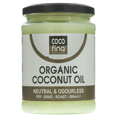 Organic Coconut Oil - Vegan & Versatile - Use for Cooking or Moisturising - Mild Flavour - No VAT.