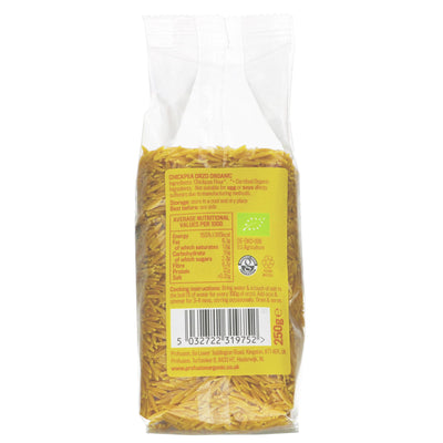 Organic Chickpea Orzo by Profusion: Gluten-free, organic, vegan. High-protein pasta for versatile culinary creations. Perfect for salads, casseroles & more.
