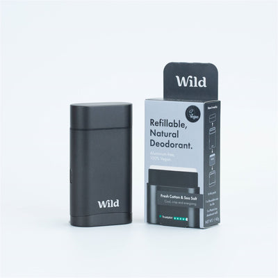 Wild | Black Case + Fresh Cotton - wild case and deo pack in SRP | 40g