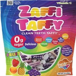 Zolli Pops | No Sugar Mixed Fruit Zaffi Taffy with Vitamin C. 80g | 80g