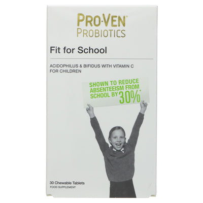 Boost your child's immunity with our Chewable Acidophilus, Bifidus, and Vit C tablets. 12.5B lab4 bacteria and gluten-free. Vegan.