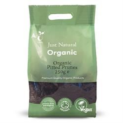 Just Natural Organic | Organic Pitted Prunes 250g | 250g