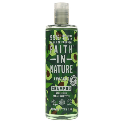 Cruelty-free Avocado Shampoo | Faith In Nature | 400ml