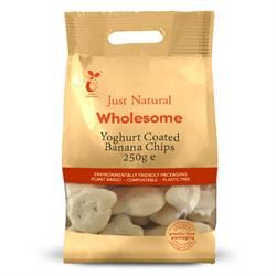 Just Natural Wholesome | Yoghurt Coated Banana Chips 250g | 250g